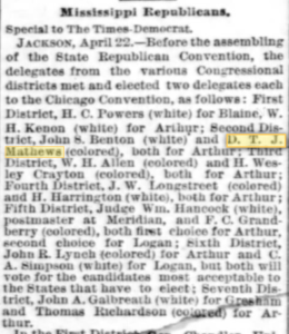 Times-Democrat, April 23, 1884