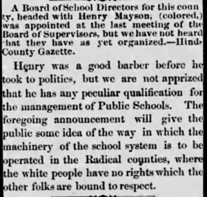 Clarion-Ledger, October 22, 1870