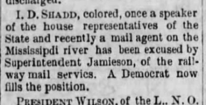Vicksburg Herald, November 1, 1885