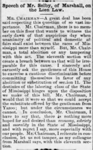Clarion Ledger, February 25, 1880