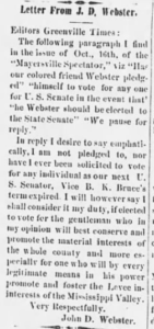 Weekly Democrat-Times, Nov 1, 1879