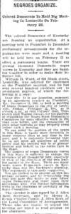 Courier-Journal, February 9, 1901