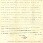Letter to Sarah, September 28, 1928