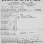 J. F. Boulden's Freedmen's School Report for June 1868