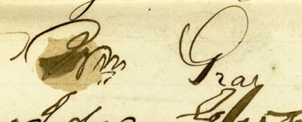 Signature of William Gray