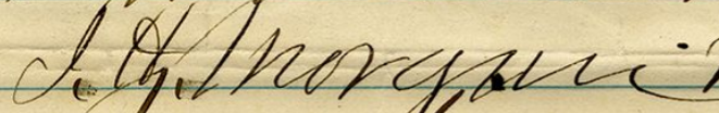 Signature of John H. Morgan