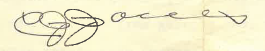 Signature of Cornelius J. Jones