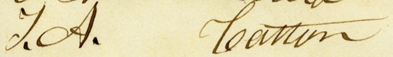 Signature of Thomas A. Cotton