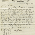 Request for flood relief, May 22, 1874