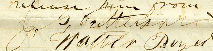 Signature of James G. Patterson