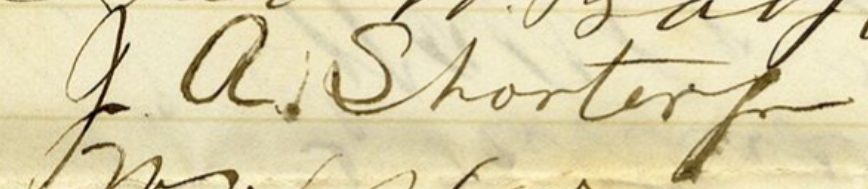 Signature of James A. Shorter, Jr.