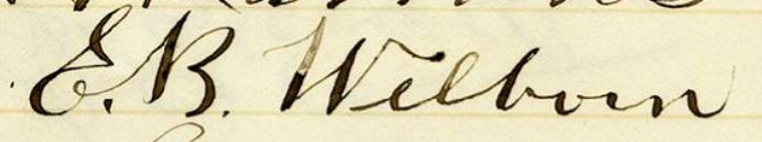 Signature of Eugene B. Welborne