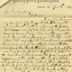 Letter from J. F. Boulden to Governor Ames