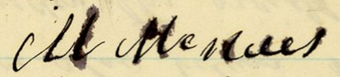 Signature of Marshall McNeese