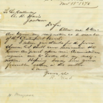 Letter from Robert Gleed to Governor Ames, Nov 18, 1875