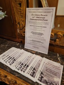 Memorial service programs
