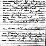 Freedmen's Bank Record, October 20, 869