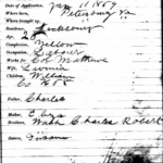 Freedman's Bank record, January 11, 1869
