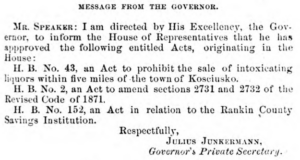 House, February 8, 1873