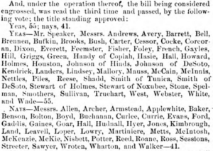 House, January 29, 1873