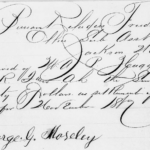 Freedmen's Bureau receipt, Jan 4, 1868