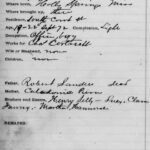 Freedman's Bank record, April 16, 1872