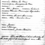 Freedman's Bank record, April 7, 1874