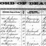 Ohio Death Register, 1880