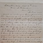 Letter to Samuel Fessenden, 1884