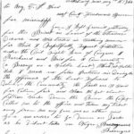 Freedmen's Bureau letter, May 11, 1866, 1
