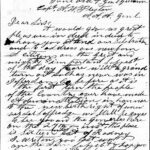 Freedmen's Bureau letter, July 16, 1867