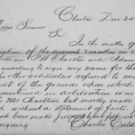 Freedmen's Bureau record, Dec 24, 1867