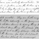 School report excerpt, February 1867