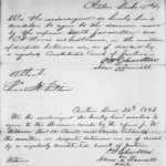 Freedmen's Bureau record, Dec 24, 1867